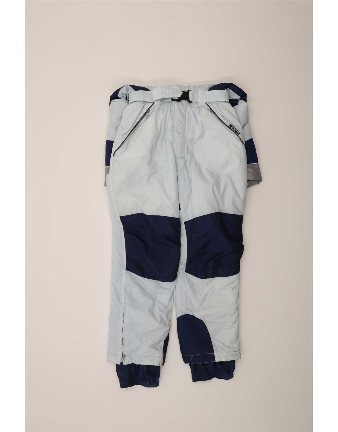 Invicta Boys Hooded Ski Jumpsuit 13-14 Years Blue Colourblock Polyamide