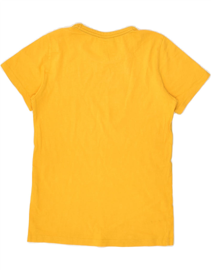 CHAMPION Boys Graphic T-Shirt Top 7-8 Years Small Yellow Cotton | Vintage Champion | Thrift | Second-Hand Champion | Used Clothing | Messina Hembry 