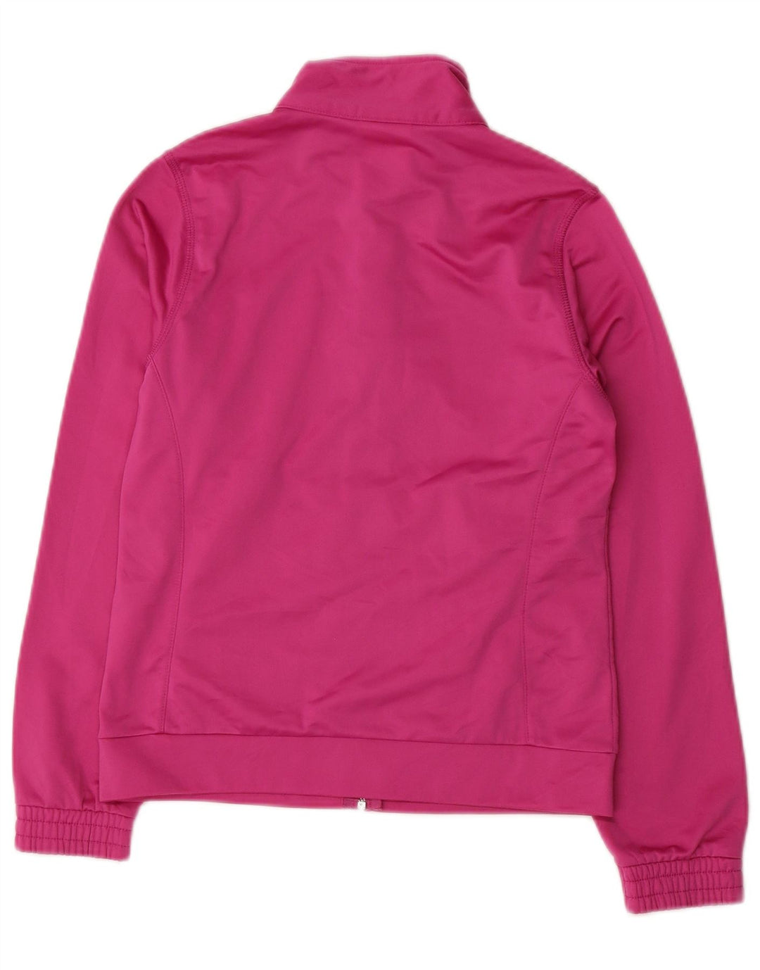 CHAMPION Girls Graphic Tracksuit Top Jacket 11-12 Years Large Pink