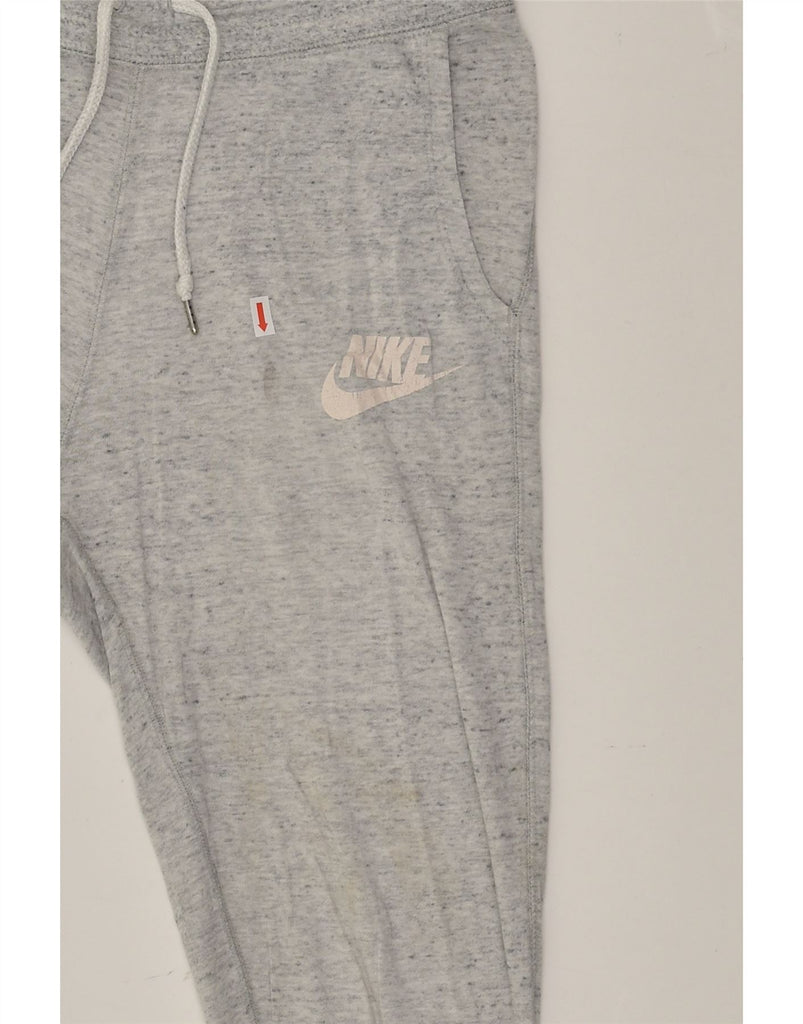 NIKE Womens Tracksuit Trousers Joggers UK 8 Small Grey Flecked | Vintage Nike | Thrift | Second-Hand Nike | Used Clothing | Messina Hembry 