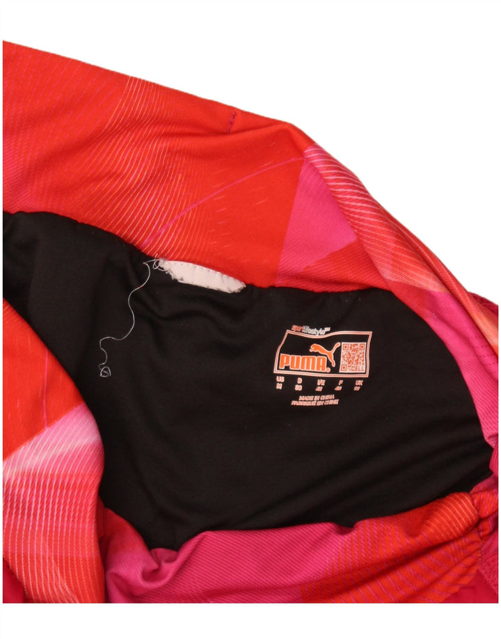 Puma Womens Sport Shorts UK 14 Medium  Burgundy