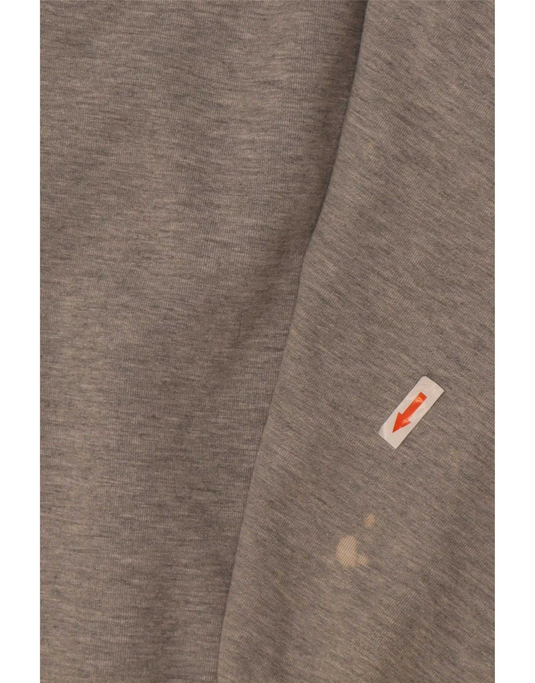 Nike Mens Zip Hoodie Sweater Large Grey Flecked Cotton