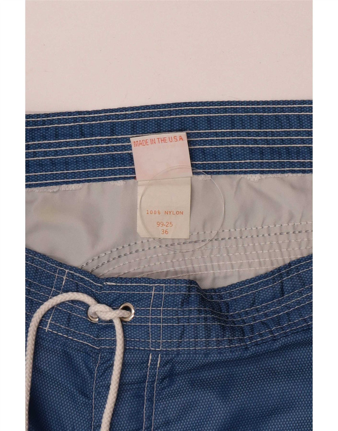 Sundek Mens Swimming Shorts Large Blue Nylon