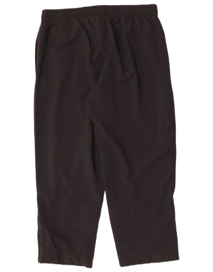 Adidas Mens Crop Tracksuit Trousers XL  Black Polyester