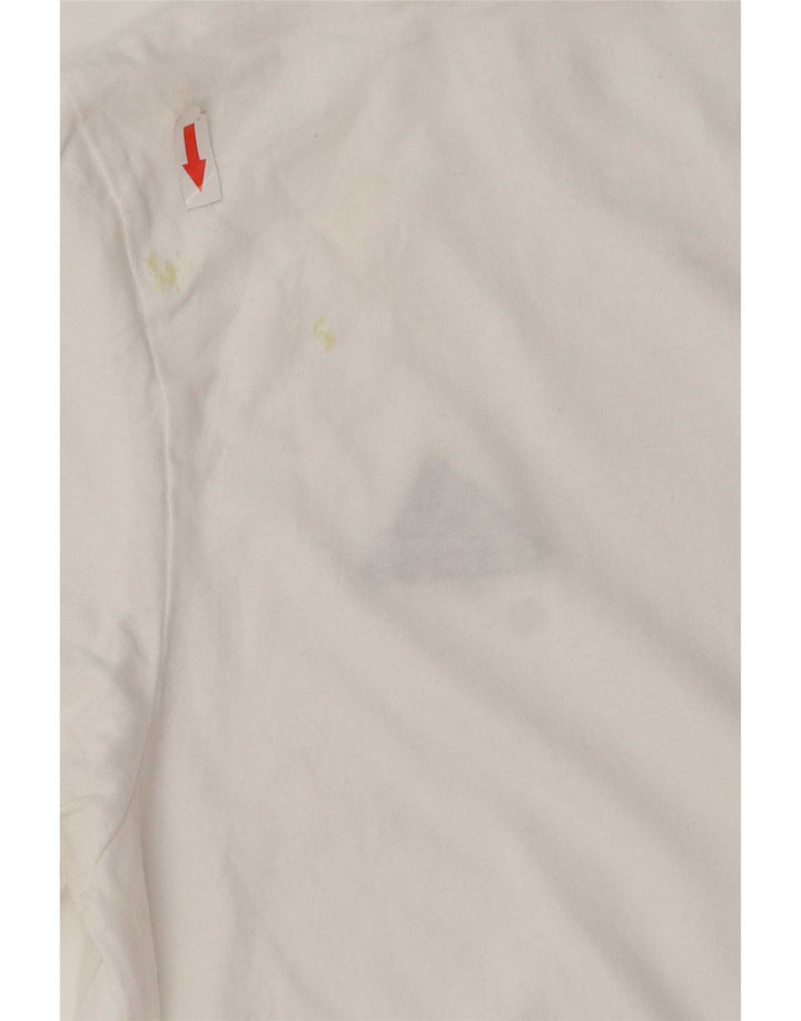 Adidas Mens T-Shirt Top XS White Cotton