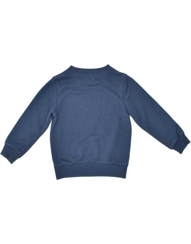 CONVERSE Boys Graphic Sweatshirt Jumper 4-5 Years Navy Blue Vintage Converse and Second-Hand Converse from Messina Hembry 