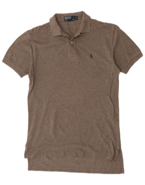 Polo Ralph Lauren Mens Polo Shirt Small Brown Cotton