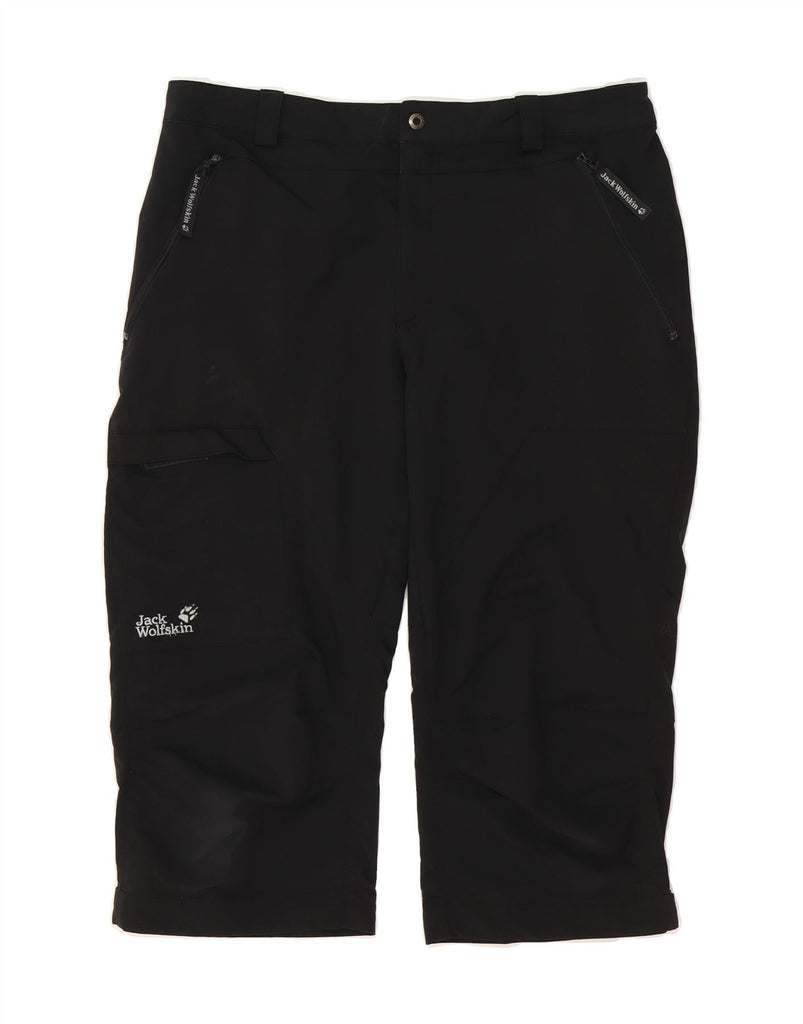 JACK WOLFSKIN Mens Capri Cargo Trousers W33 L20 Black Vintage Jack Wolfskin and Second-Hand Jack Wolfskin from Messina Hembry 