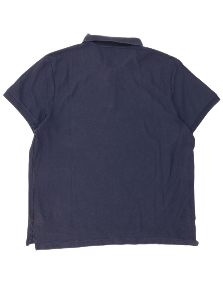 Nike Mens Polo Shirt 2XL Navy Blue Cotton