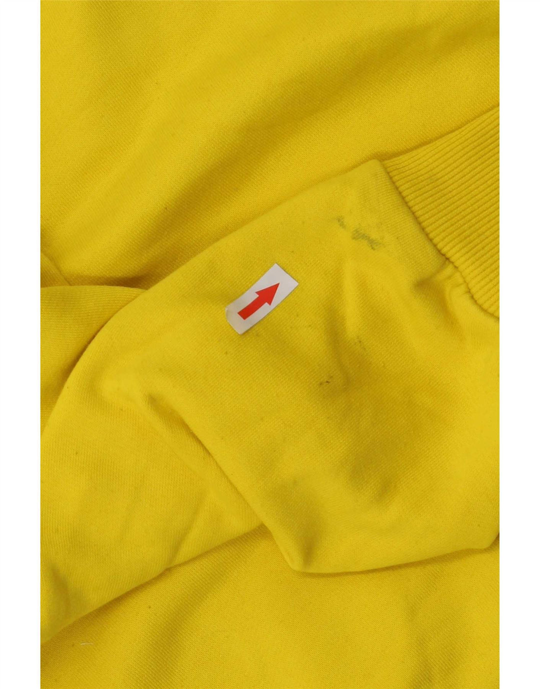 Adidas Mens Graphic Hoodie Jumper Medium Yellow Polyester