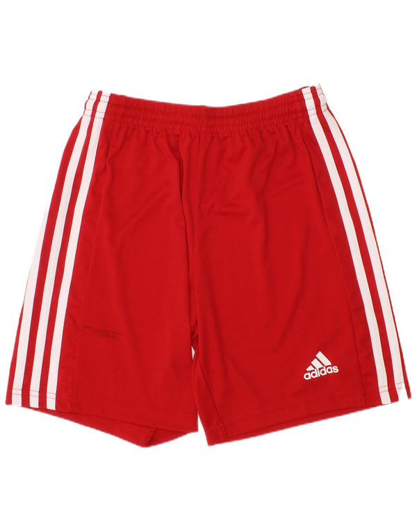 Adidas Boys Aeroready Sport Shorts 11-12 Years  Red Polyester