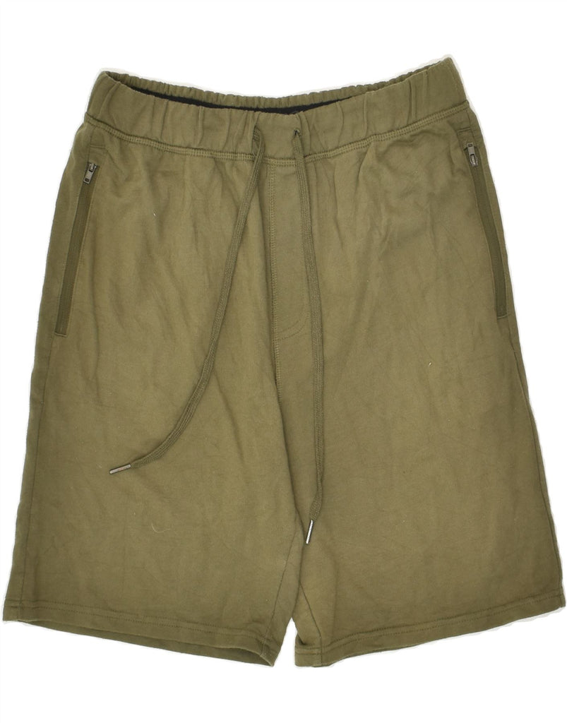 EDDIE BAUER Mens Sport Shorts Medium Khaki Cotton | Vintage Eddie Bauer | Thrift | Second-Hand Eddie Bauer | Used Clothing | Messina Hembry 