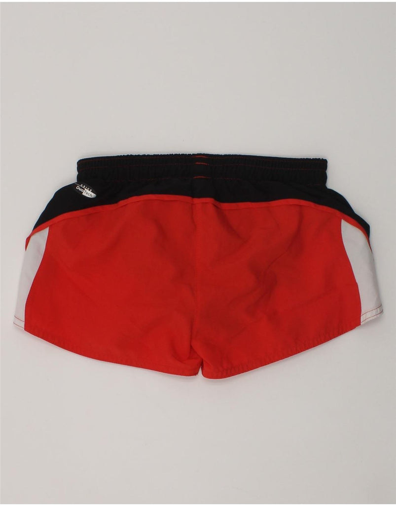 ASICS Boys Sport Shorts 7-8 Years Red Polyester | Vintage Asics | Thrift | Second-Hand Asics | Used Clothing | Messina Hembry 