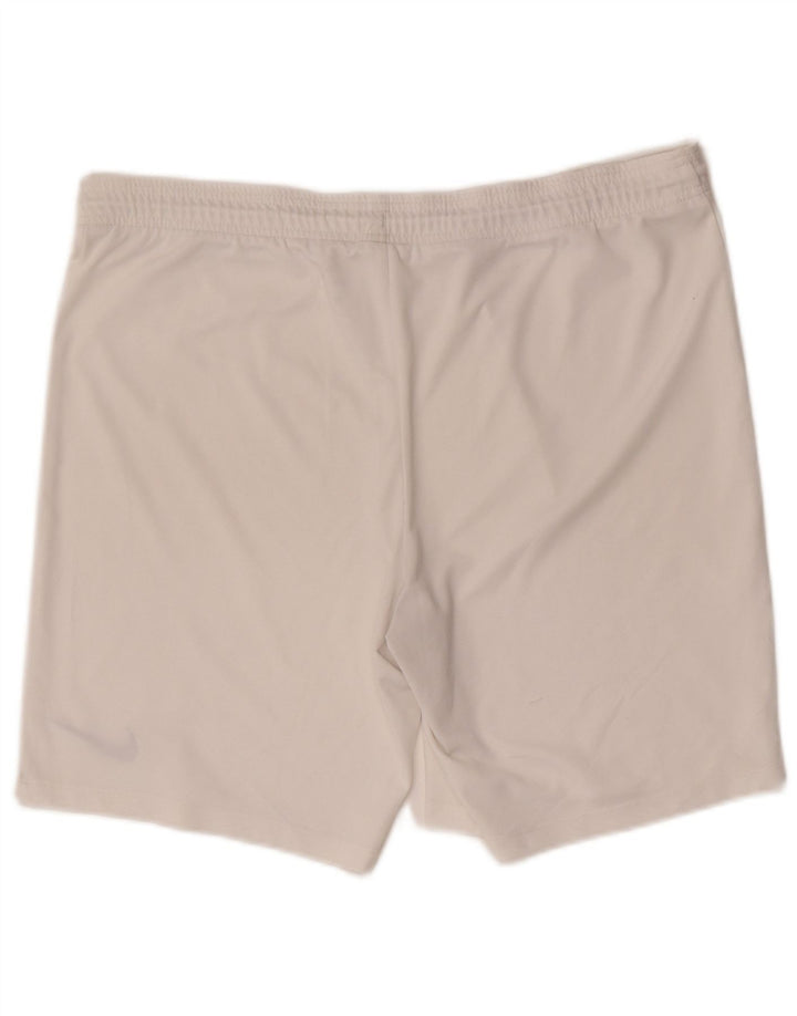 Nike Mens Dri Fit Sport Shorts Large  White