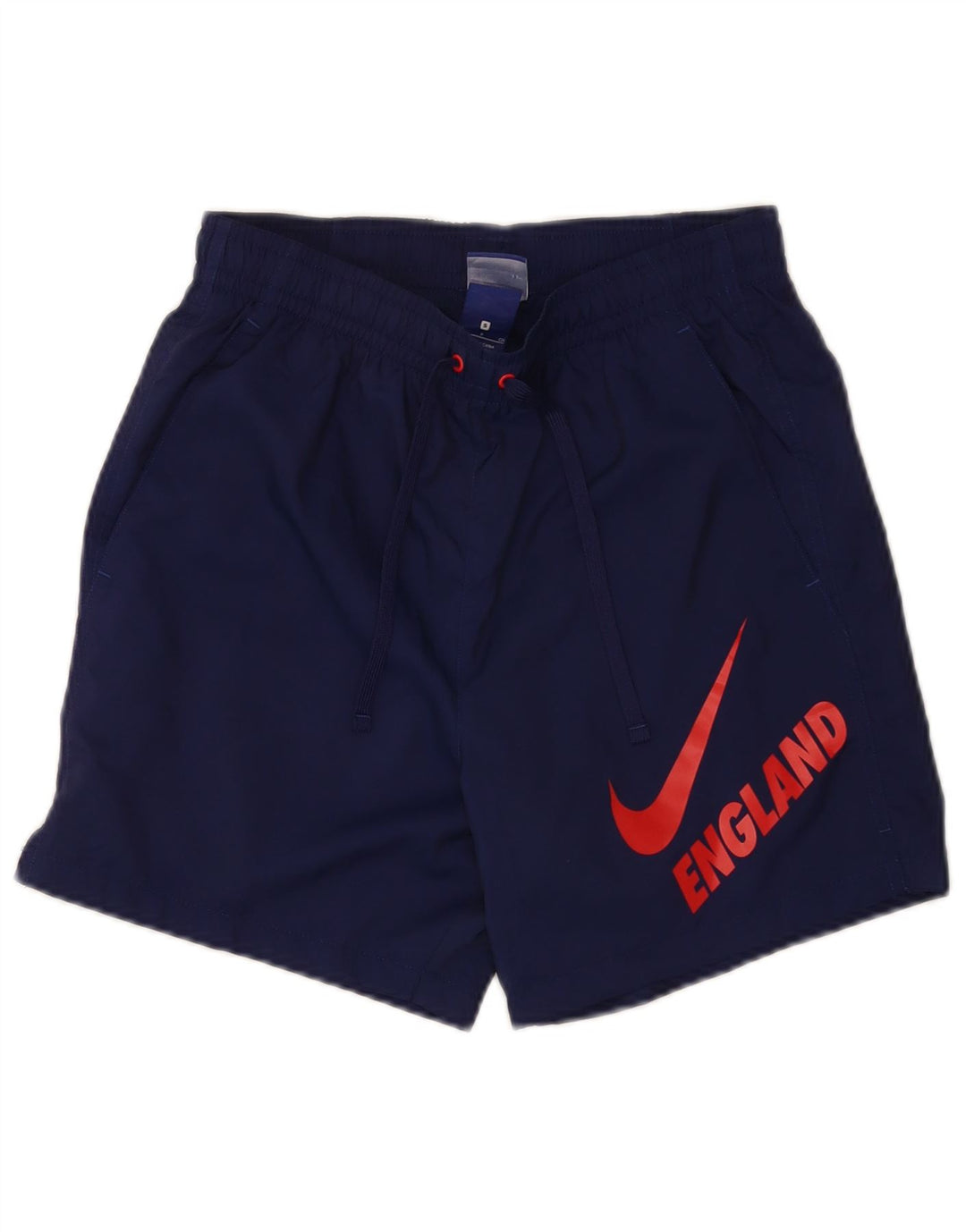 Nike Mens Graphic Swimming Shorts Small Navy Blue Polyester