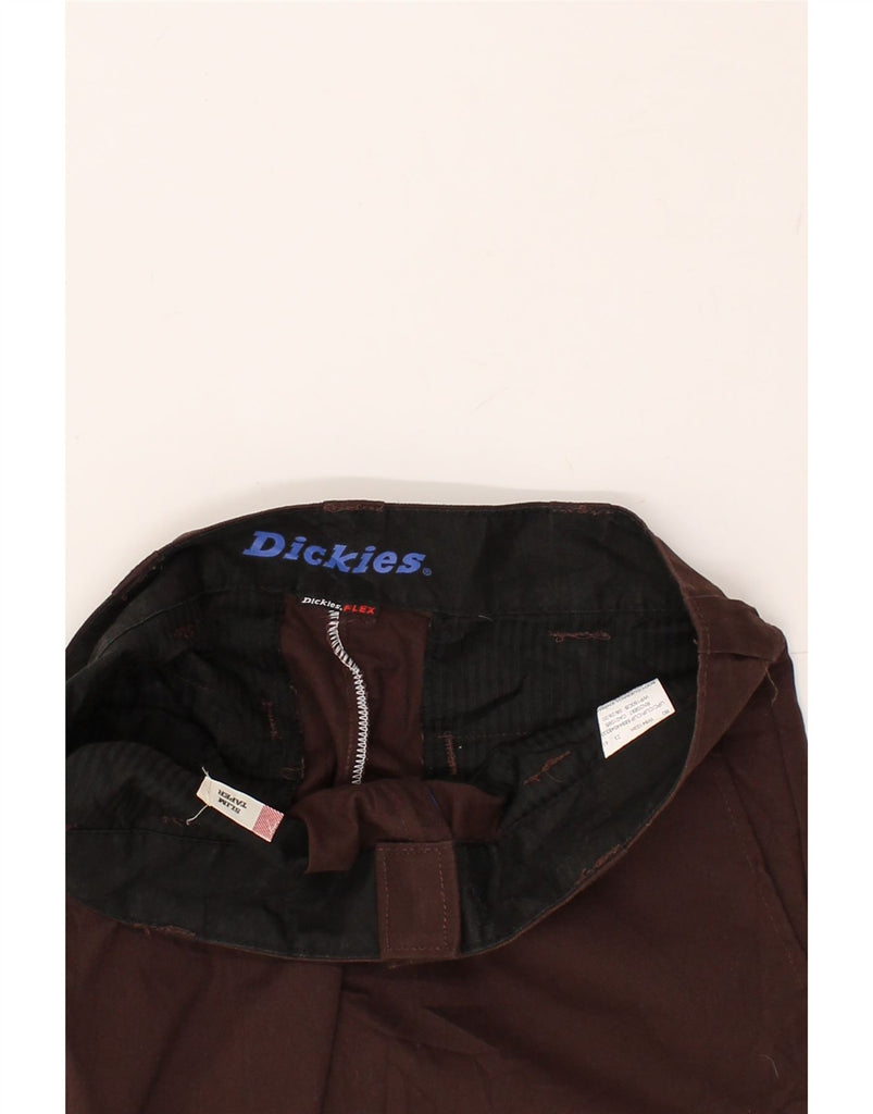 DICKIES Mens Slim Chino Trousers W31 L31 Brown Polyester | Vintage Dickies | Thrift | Second-Hand Dickies | Used Clothing | Messina Hembry 