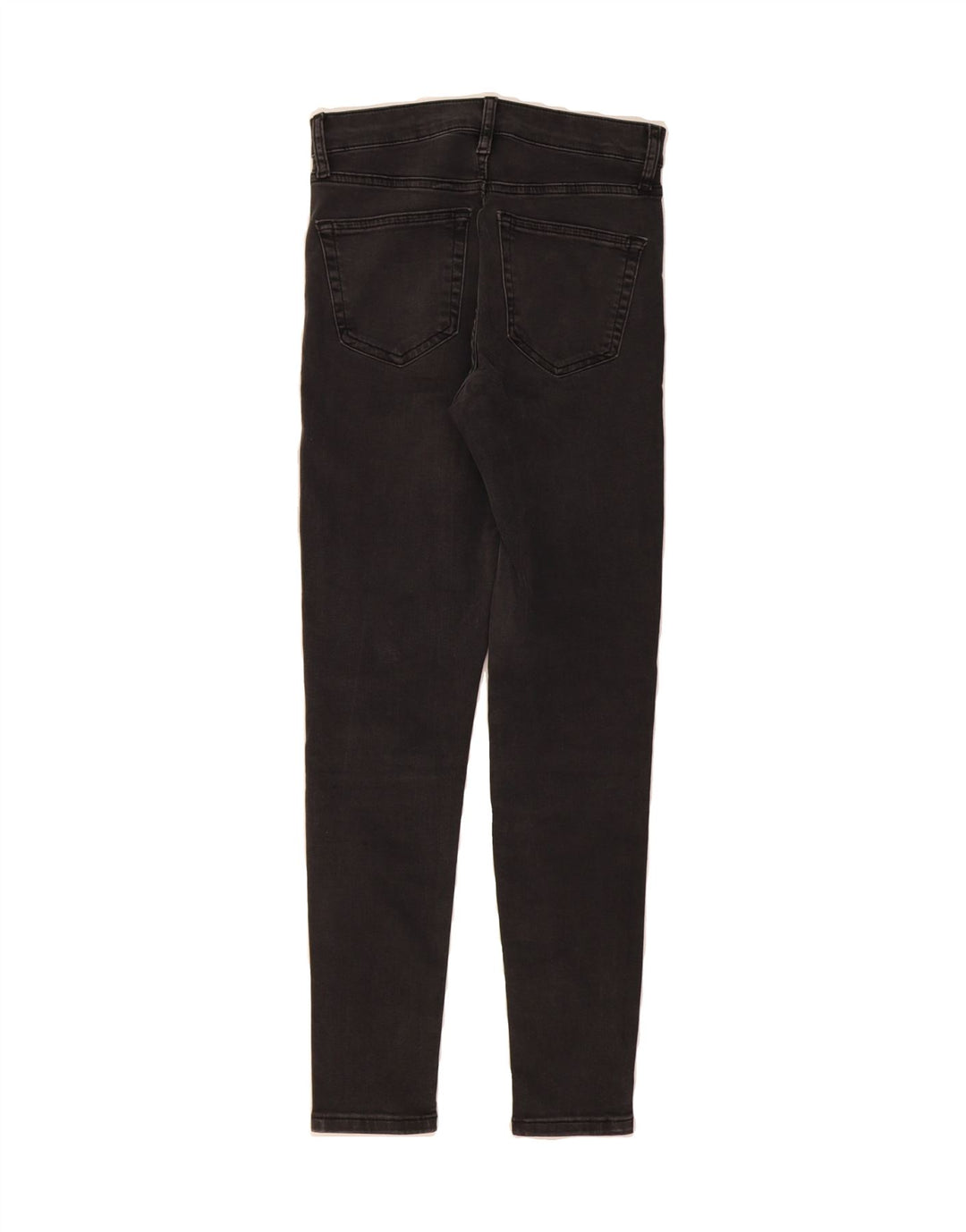 TOPSHOP Womens Jamie Skinny Jeans W26 L27 Black Polyester Vintage Topshop and Second-Hand Topshop from Messina Hembry 