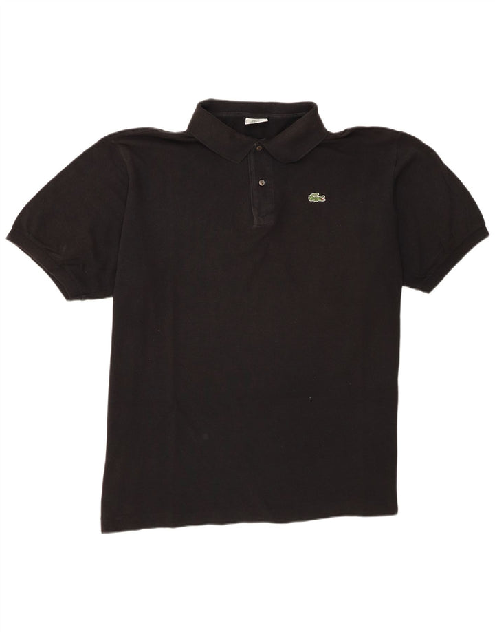 Lacoste Mens Polo Shirt Size 8 3XL Black Cotton