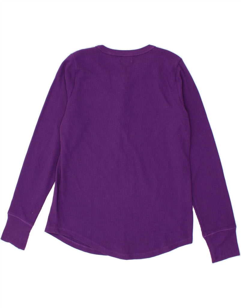 U.S. POLO ASSN. Womens Top Long Sleeve UK 14 Large Purple Cotton Vintage U.S. Polo Assn. and Second-Hand U.S. Polo Assn. from Messina Hembry 
