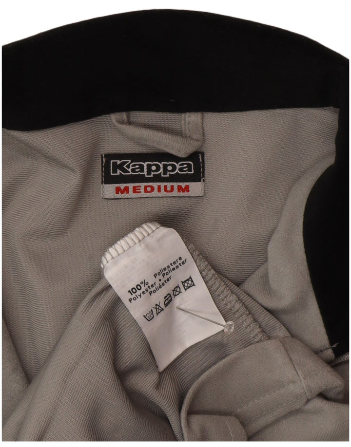 Kappa Mens Tracksuit Top Jacket Medium Grey Colourblock Polyester