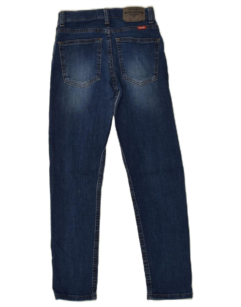 WRANGLER Boys Slim Jeans 11-12 Years W22 L27  Blue Cotton | Vintage Wrangler | Thrift | Second-Hand Wrangler | Used Clothing | Messina Hembry 