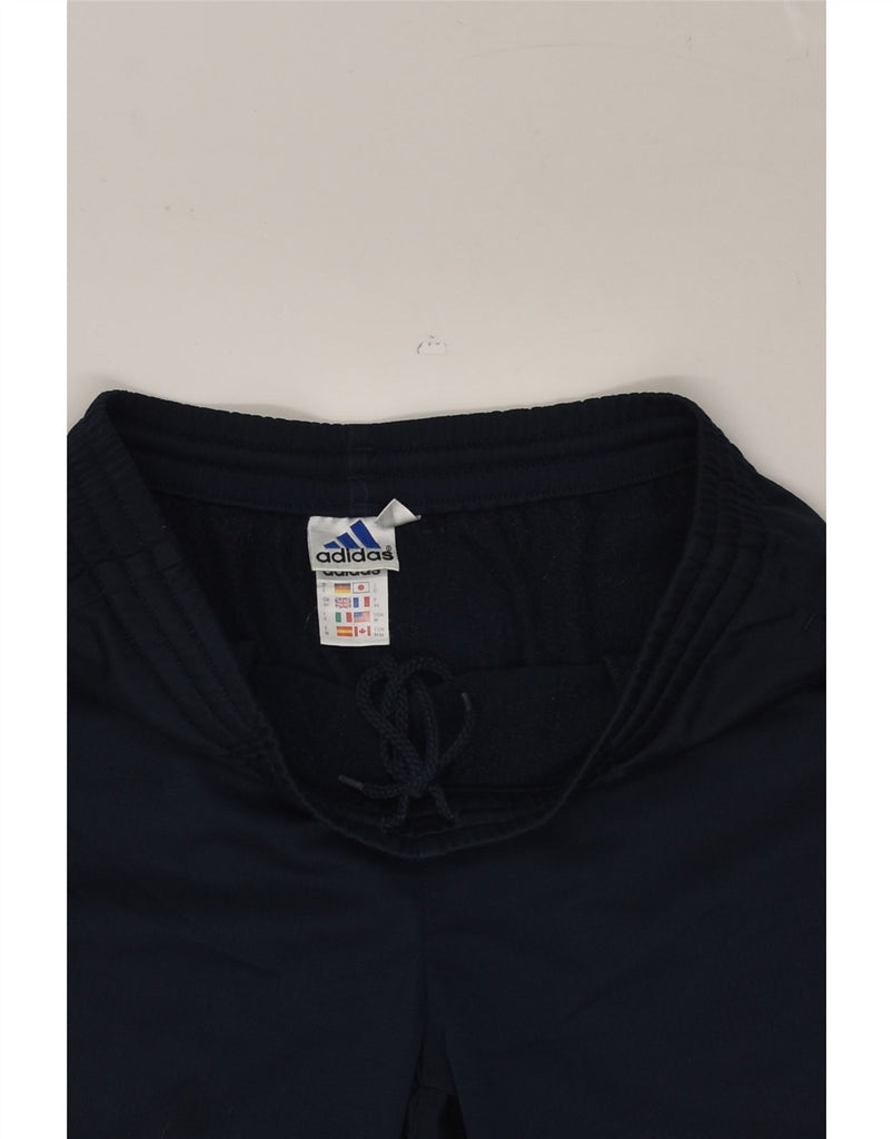 ADIDAS Mens Sport Shorts Large Navy Blue Polyester | Vintage Adidas | Thrift | Second-Hand Adidas | Used Clothing | Messina Hembry 