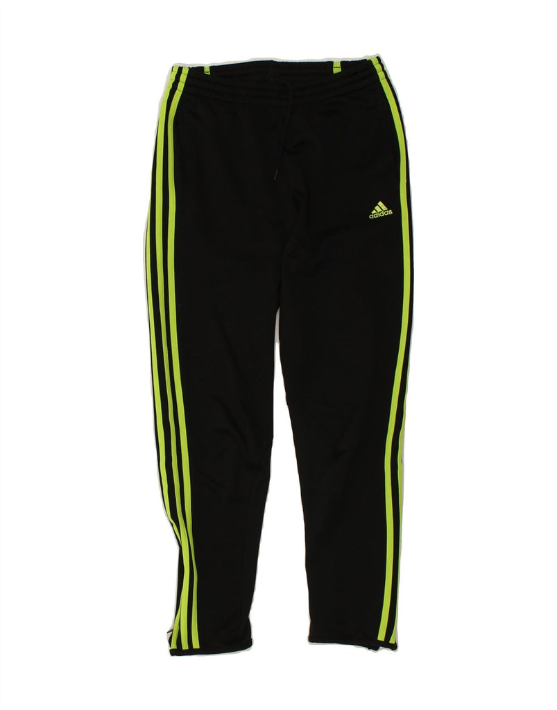 ADIDAS Boys Tracksuit Trousers 11-12 Years Black Polyester | Vintage Adidas | Thrift | Second-Hand Adidas | Used Clothing | Messina Hembry 