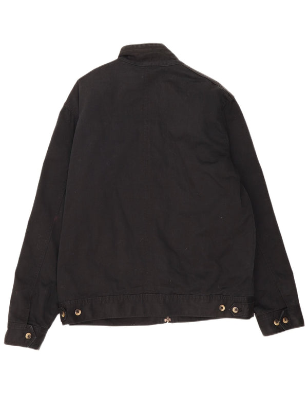 Marks & Spencer Mens Bomber Jacket UK 38 Medium Black