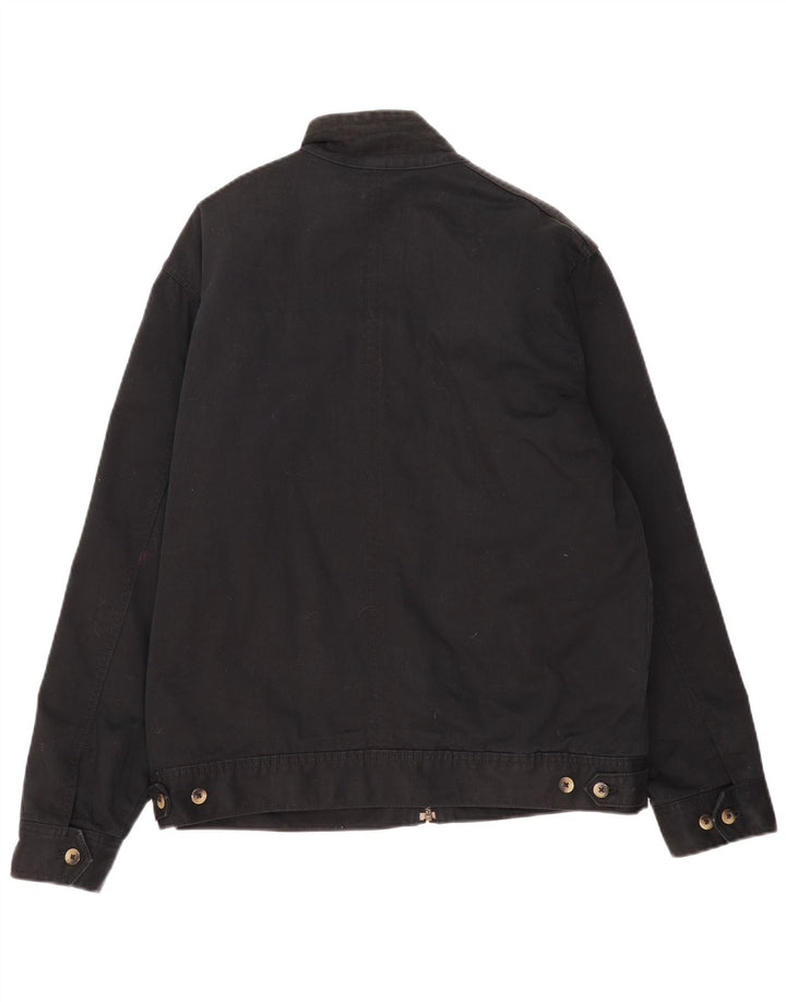 Marks & Spencer Mens Bomber Jacket UK 38 Medium Black