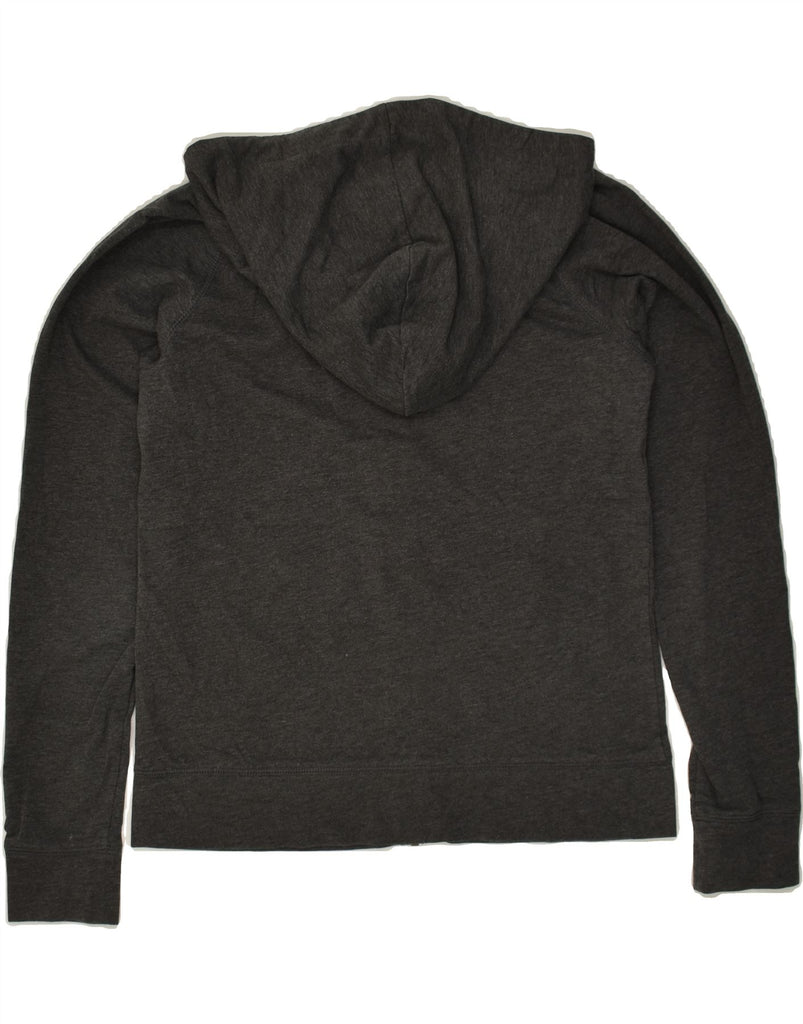 J. CREW Womens Zip Hoodie Sweater UK 10 Small Grey Cotton | Vintage J. Crew | Thrift | Second-Hand J. Crew | Used Clothing | Messina Hembry 