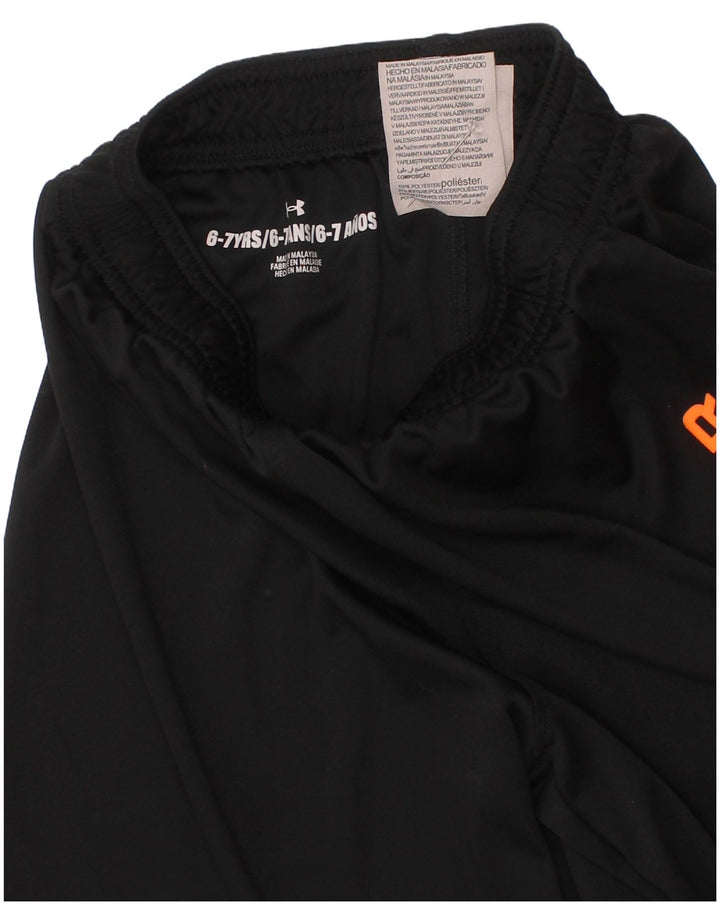 Under Armour Boys Graphic Sport Shorts 6-7 Years  Black Polyester