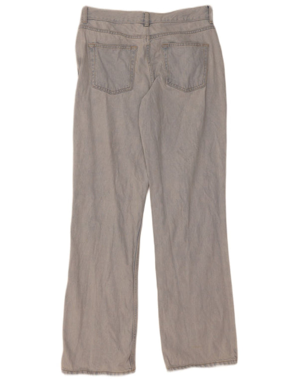 Topshop Womens Straight Jeans UK 12 Medium W30 L32 Blue Cotton