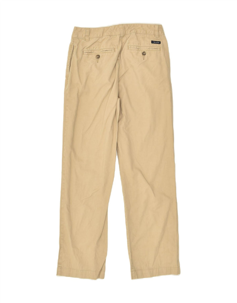 CHAPS Boys Straight Chino Trousers 11-12 Years W26 L26 Beige Cotton | Vintage Chaps | Thrift | Second-Hand Chaps | Used Clothing | Messina Hembry 