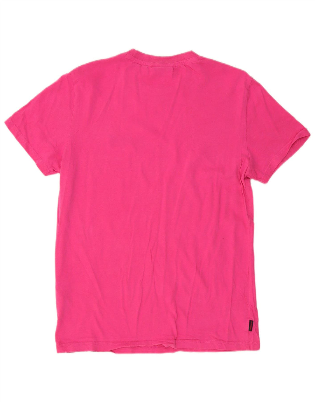 Superdry Mens T-Shirt Top Large Pink Cotton