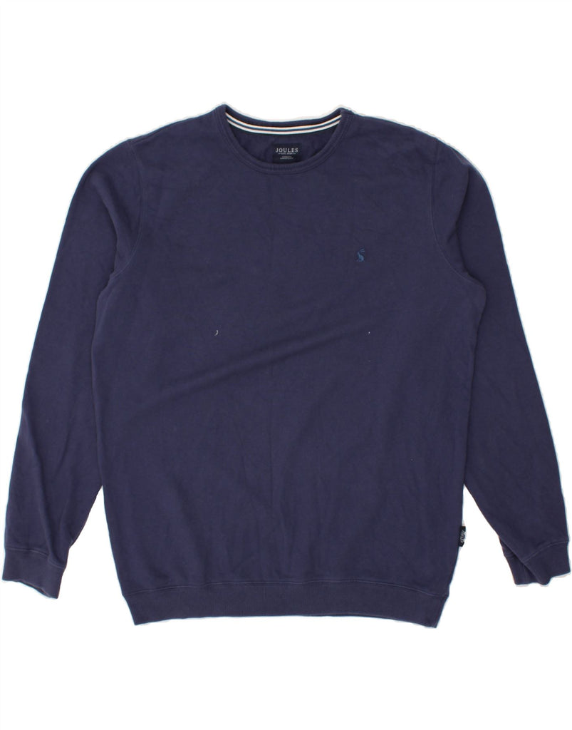 JOULES Mens Sweatshirt Jumper Large Navy Blue Cotton | Vintage Joules | Thrift | Second-Hand Joules | Used Clothing | Messina Hembry 