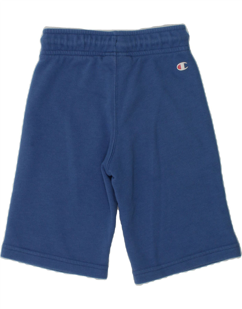 CHAMPION Boys Graphic Sport Shorts 3-4 Years 2XS Blue Cotton | Vintage Champion | Thrift | Second-Hand Champion | Used Clothing | Messina Hembry 