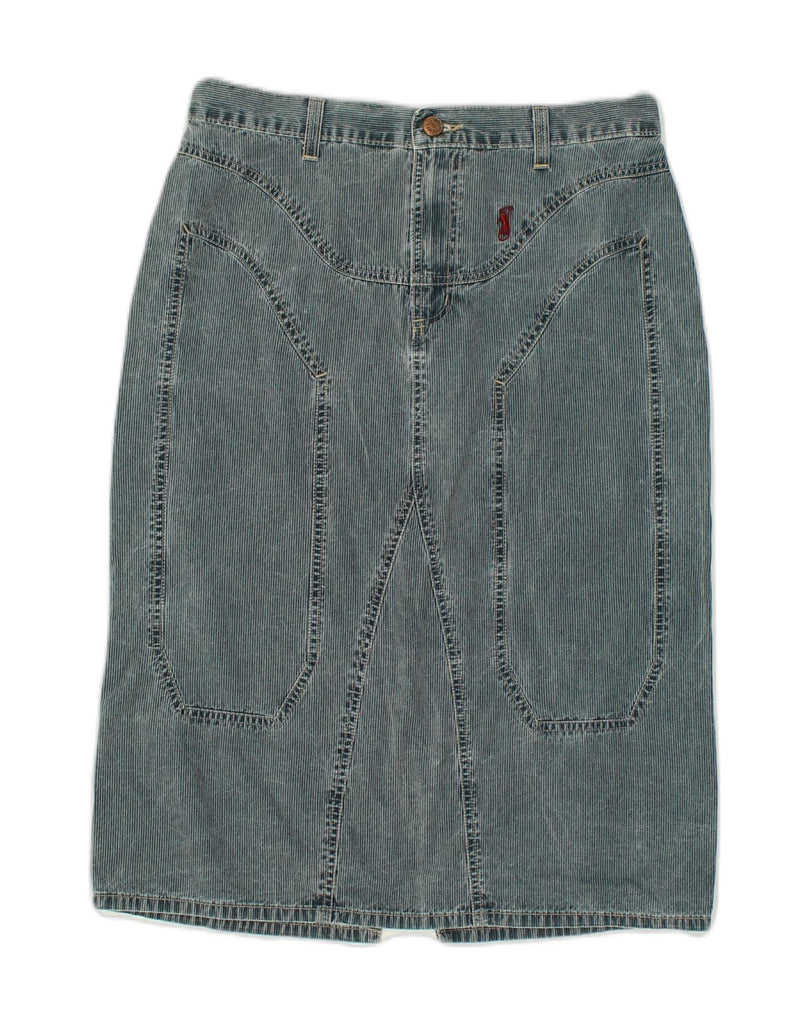 JECKERSON Womens Denim Skirt IT 44 Medium W30 Blue Cotton | Vintage Jeckerson | Thrift | Second-Hand Jeckerson | Used Clothing | Messina Hembry 