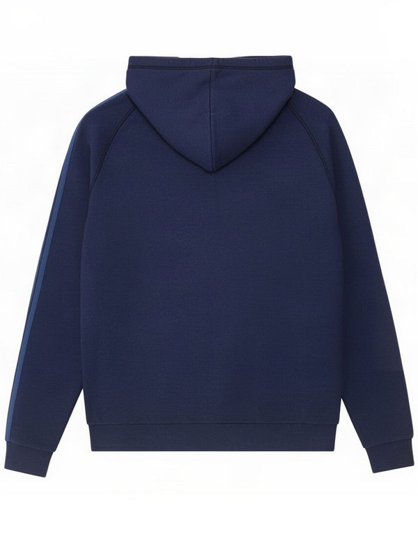 Adidas Mens Zip Hoodie Sweater XL Navy Blue Cotton