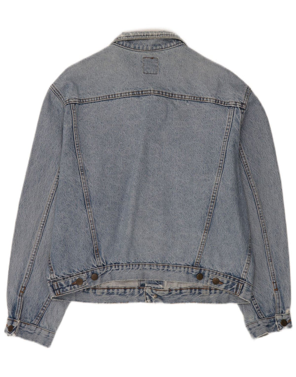 Lee Mens Riders Denim Jacket UK 40 Large Blue