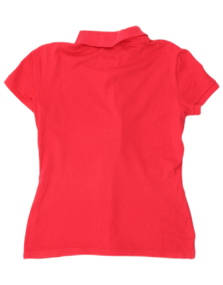 LACOSTE Womens Polo Shirt Size 40 Medium Pink