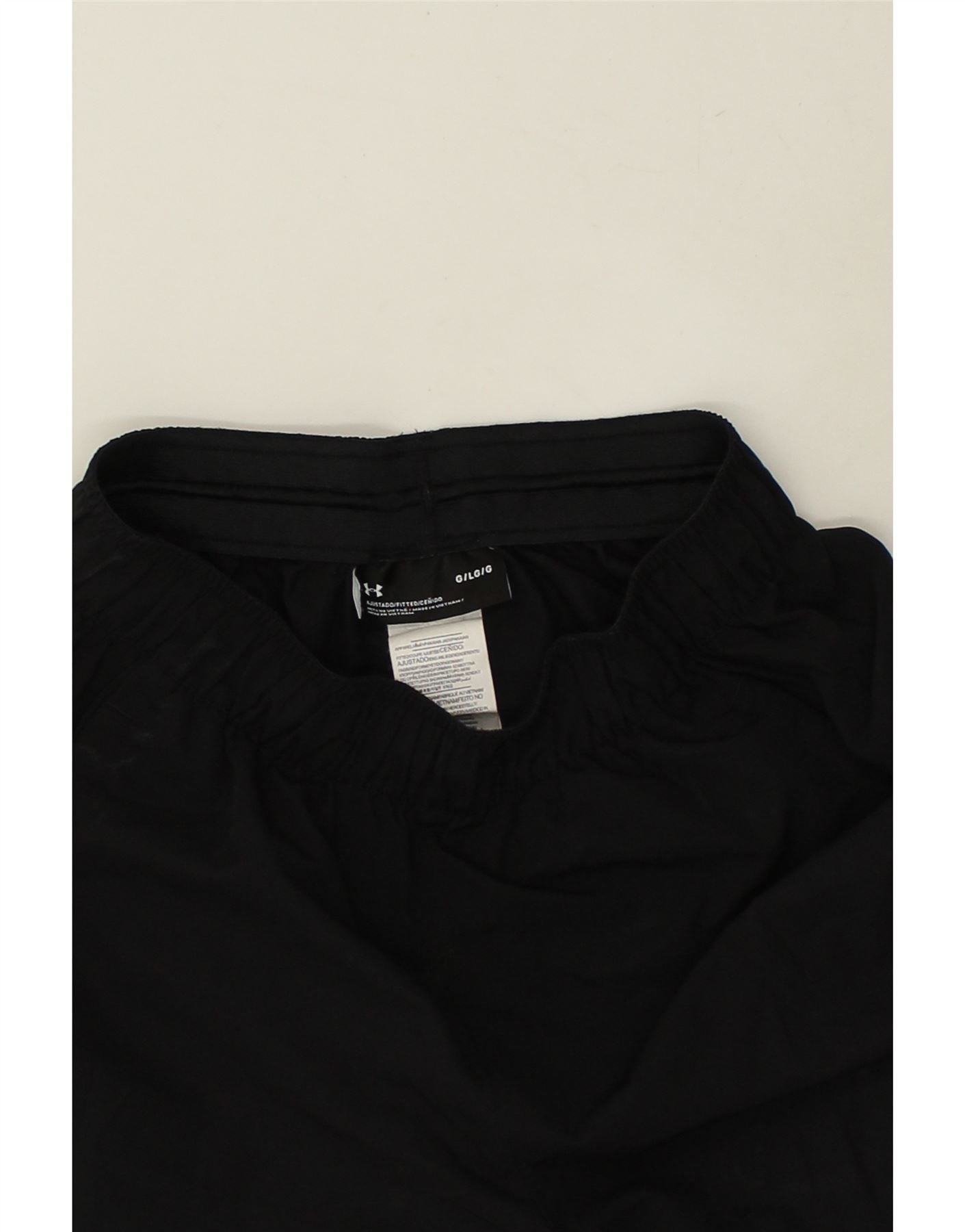 UNDER ARMOR Мужские спортивные брюки большого размера из полиэстера черного цвета | Винтаж под доспехами | Бережливость | Подержанная броня Under Armour | Одежда б/у | Мессина Хембри