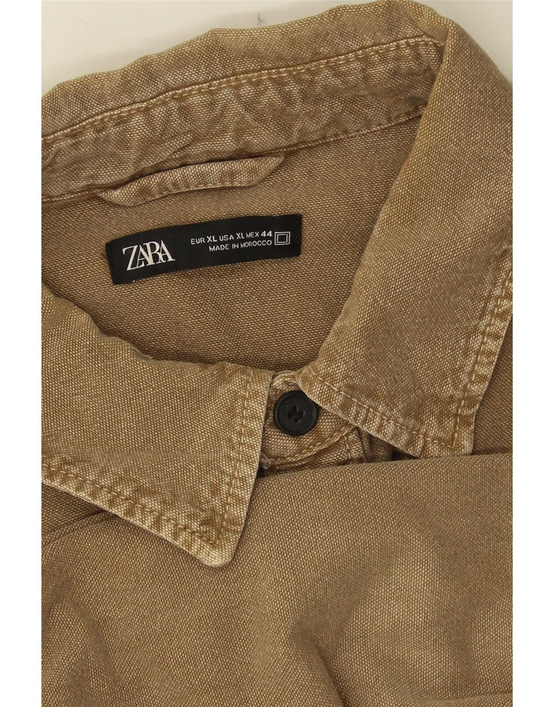 Zara Mens Shirt XL Brown