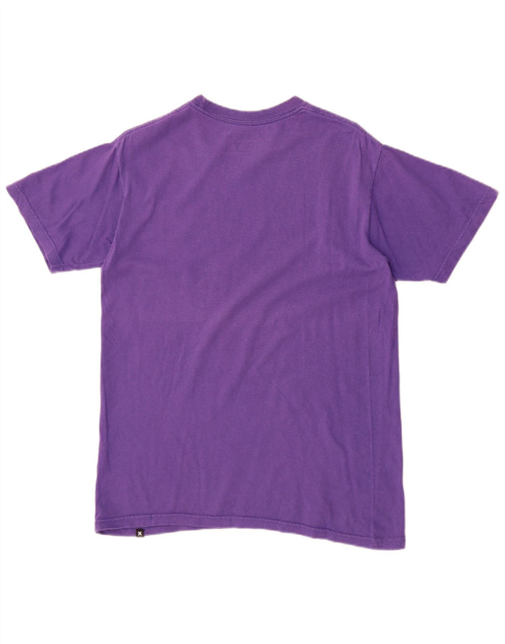 Harley Mens Regular Fit Graphic T-Shirt Top Medium Purple Cotton