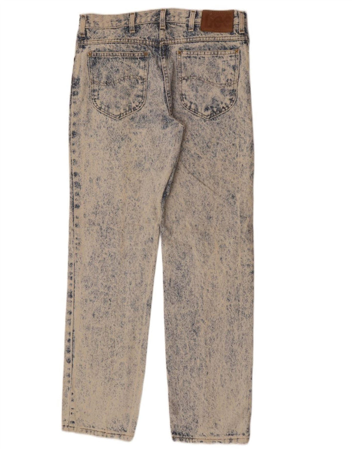 Lee Mens Straight Jeans W31 L32 Blue Cotton