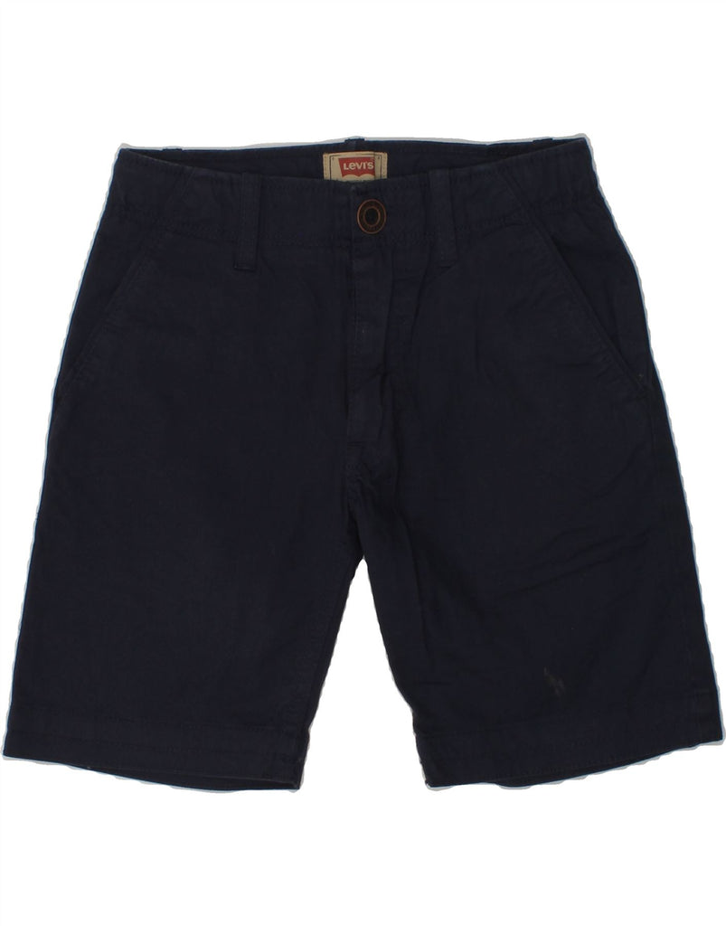 LEVI'S Boys Chino Shorts 7-8 Years W24  Navy Blue | Vintage Levi's | Thrift | Second-Hand Levi's | Used Clothing | Messina Hembry 