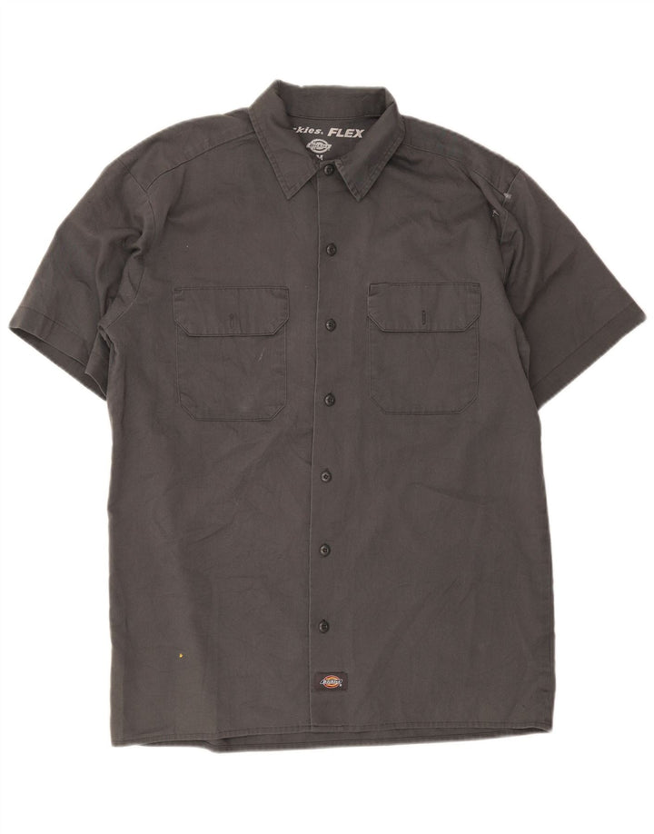 Dickies Mens Short Sleeve Shirt Medium Grey