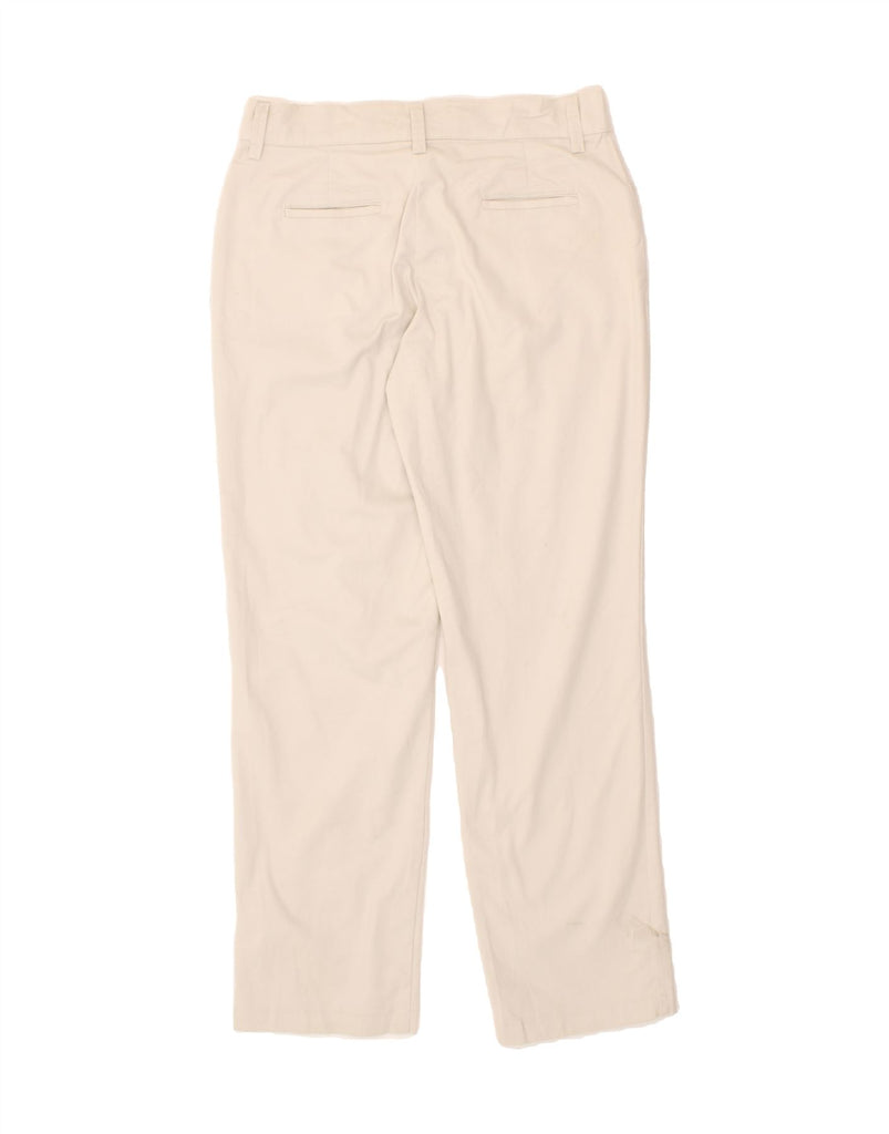 LEE Womens Relaxed Fit Casual Trousers US 10 Large W32 L31 Beige Cotton | Vintage Lee | Thrift | Second-Hand Lee | Used Clothing | Messina Hembry 