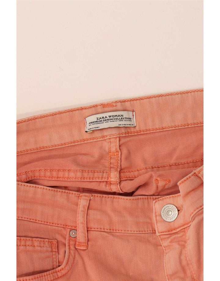 Zara Womens Skinny Jeans EU 40 Medium W30 L26 Orange