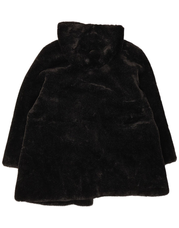 Canda Womens Hooded Faux Fur Jacket IT 48 XL Black Acrylic