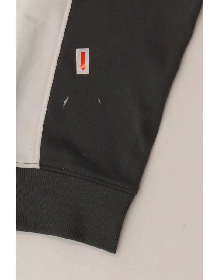 Under Armour Boys Tracksuit Top Jacket 13-14 Years XL Grey Colourblock